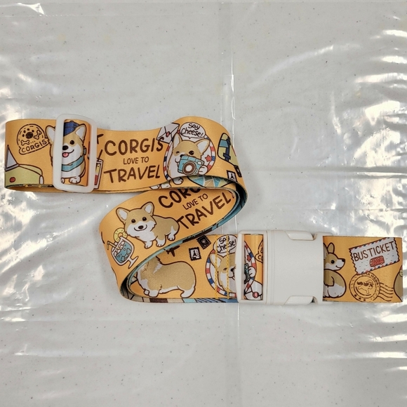 Corgi Travel Suitcase Luggage Straps - Picture 4 of 8